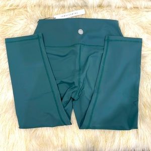 I A B Medium Flex High Waisted Capri - Mallard Green